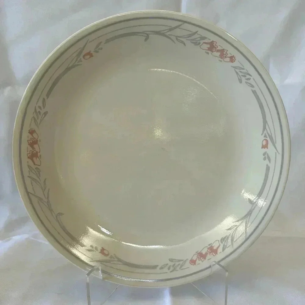 Corelle Peach Tulip Rose Dinner Plate 10.25”